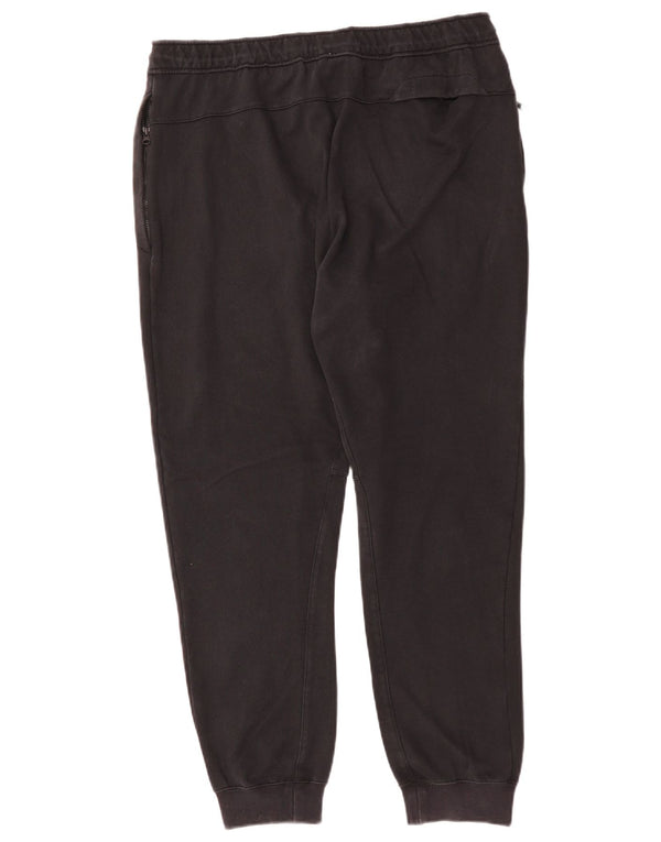Nike Mens Tracksuit Trousers Joggers Large Black Cotton