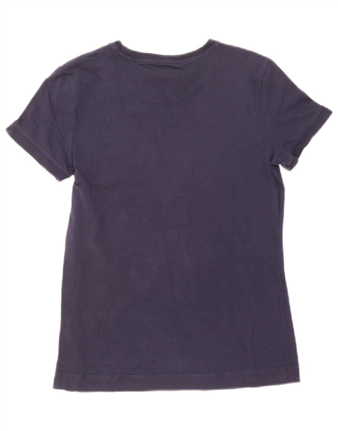 Guess Womens T-Shirt Top UK 12 Medium Navy Blue