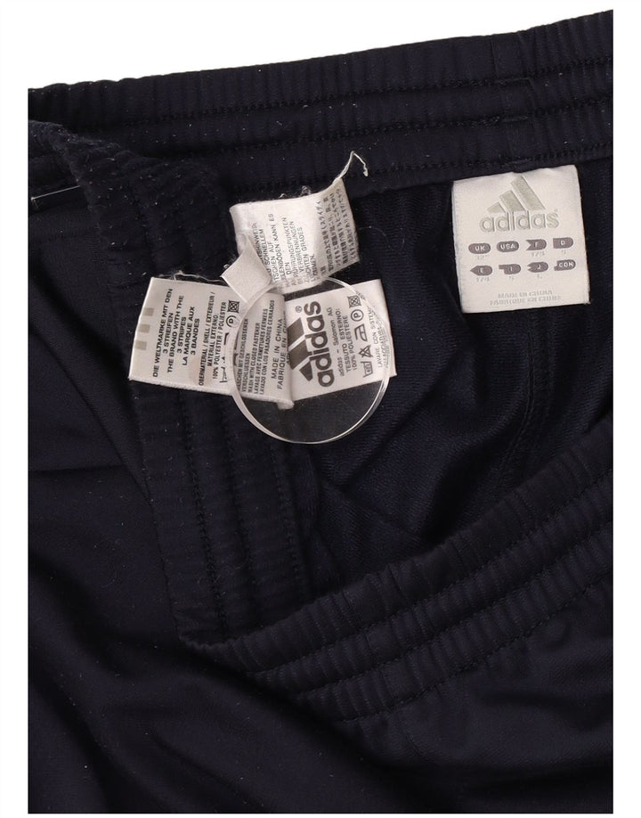 Adidas Mens Tracksuit Trousers Medium  Navy Blue Polyester