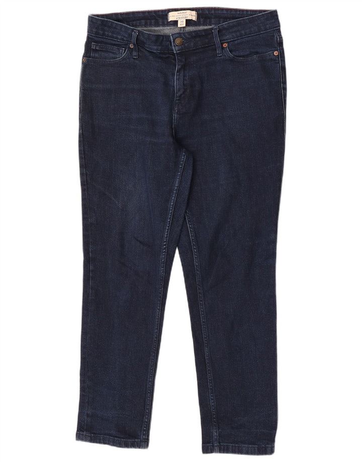 White Stuff Womens Short Straight Jeans UK 14 Large W32 L28 Navy Blue