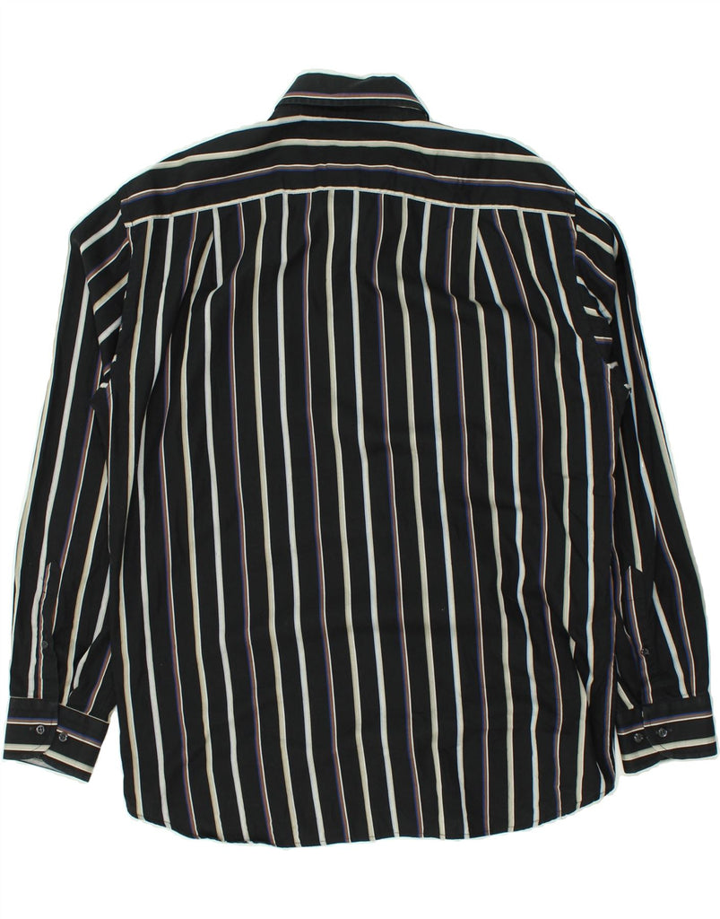 ROCCOBAROCCO Mens Shirt Size 17 43 XL Black Striped | Vintage Roccobarocco | Thrift | Second-Hand Roccobarocco | Used Clothing | Messina Hembry 
