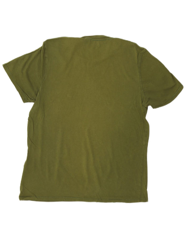Levi's Mens Graphic T-Shirt Top Large Green Cotton