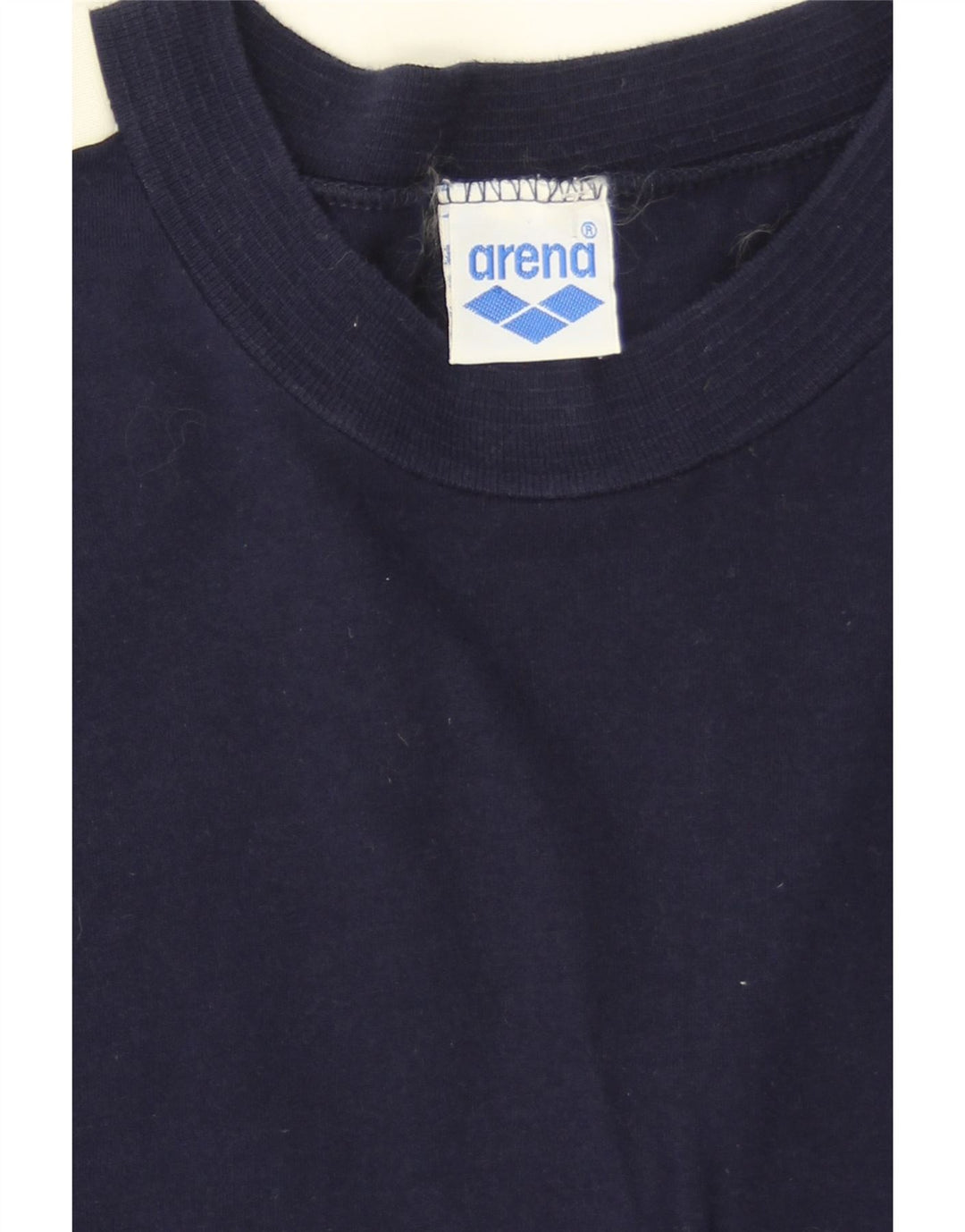 Arena Mens Graphic T-Shirt Top Small Navy Blue Colourblock