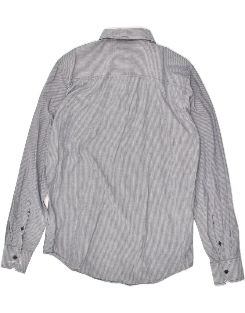 LEE Mens Shirt XL Grey Striped Cotton | Vintage Lee | Thrift | Second-Hand Lee | Used Clothing | Messina Hembry 