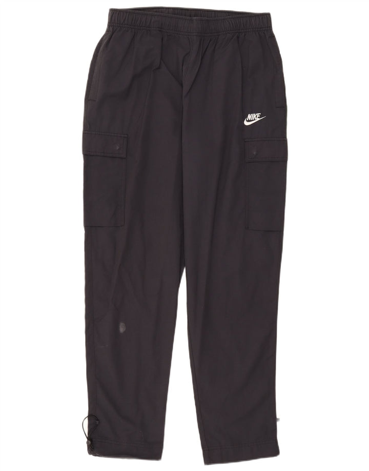 Nike Mens Cargo Tracksuit Trousers Medium Navy Blue Cotton