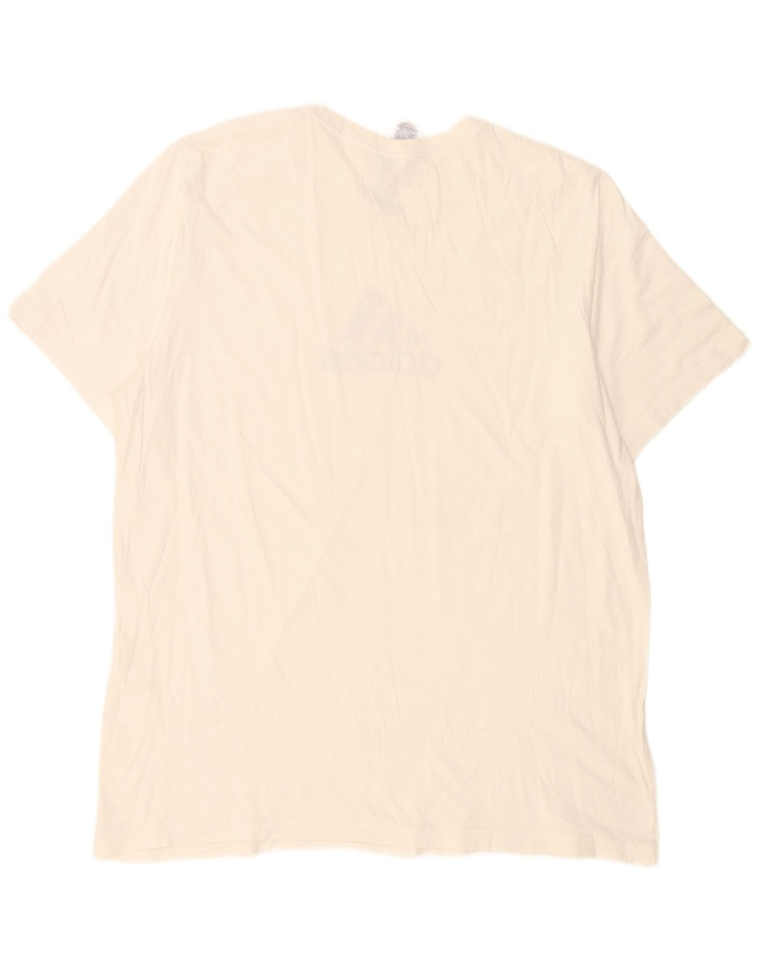 Adidas Mens Graphic T-Shirt Top XL White Cotton