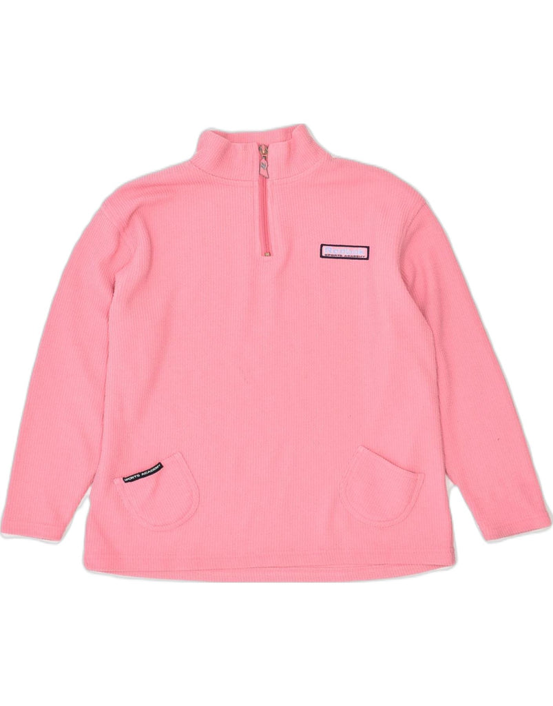 REEBOK Girls Sweatshirt Jumper 9-10 Years Pink Polyester | Vintage | Thrift | Second-Hand | Used Clothing | Messina Hembry 