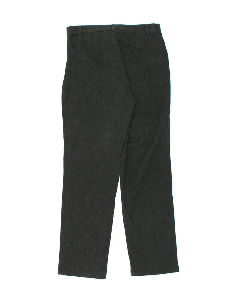 DOCKERS Womens Straight Casual Trousers US 10 Large W32 L31 Grey Cotton Vintage Dockers and Second-Hand Dockers from Messina Hembry 