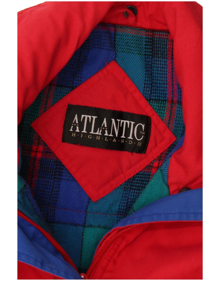 Vintage Womens Windbreaker Jacket UK 14 Large Red