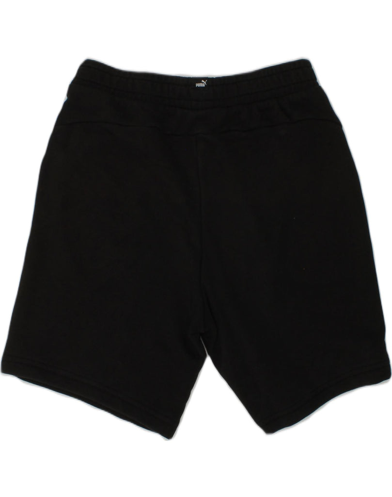 PUMA Boys Sport Shorts 11-12 Years Black Cotton | Vintage Puma | Thrift | Second-Hand Puma | Used Clothing | Messina Hembry 