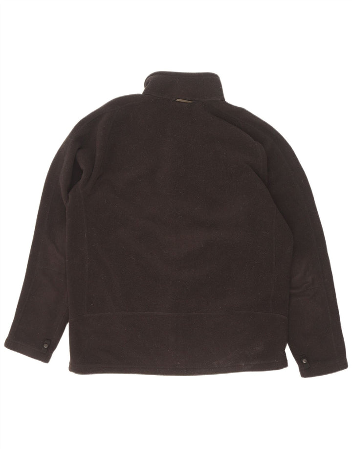 The North Face Mens Graphic Liner Fleece Jacket UK 40 Large Black Polyester