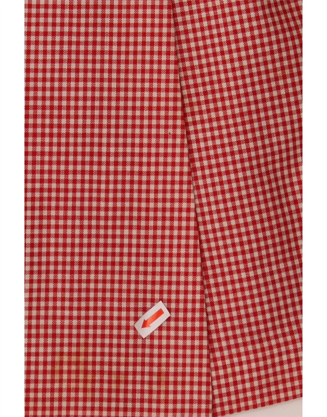 PUNTO E VIRGOLA Womens Wrap Skirt IT 44 Medium W30 Red Check Wool Vintage Punto e Virgola and Second-Hand Punto e Virgola from Messina Hembry 