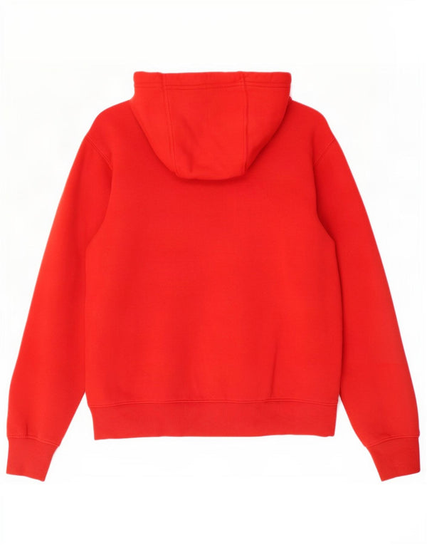 Tommy Hilfiger Mens Hoodie Jumper Large Red Cotton