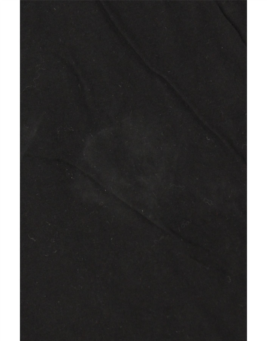 Fila Womens Crop Graphic T-Shirt Top UK 12 Medium Black Cotton