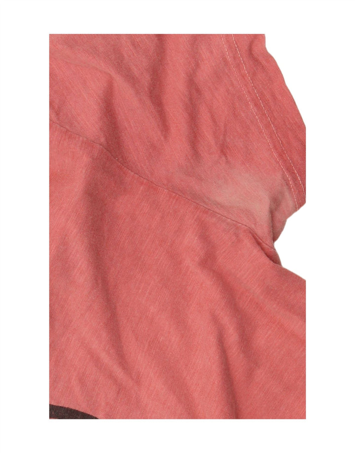 HUGO BOSS Mens Graphic T-Shirt Top Large Pink