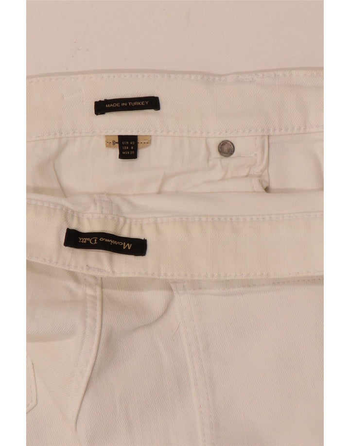 Massimo Dutti Womens Slim Jeans EU 40 Medium W30 L26 White