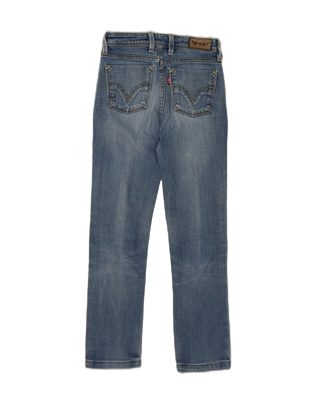 LEVI'S Womens Straight Jeans W26 L26 Blue Vintage Levi's and Second-Hand Levi's from Messina Hembry 