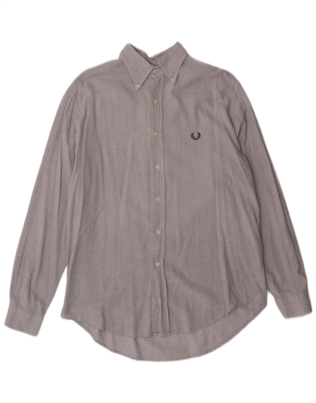 Fred Perry Mens Shirt Large Grey
