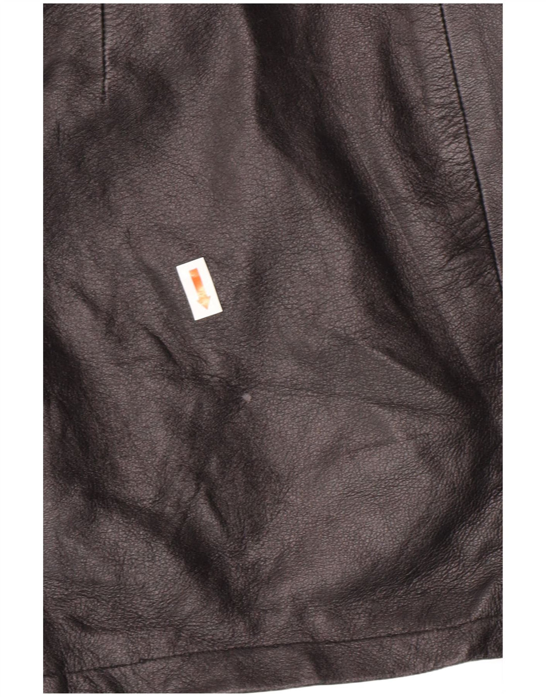 EMBASSY Womens High Waist Leather Skirt IT 46 Large W26 Black Leather