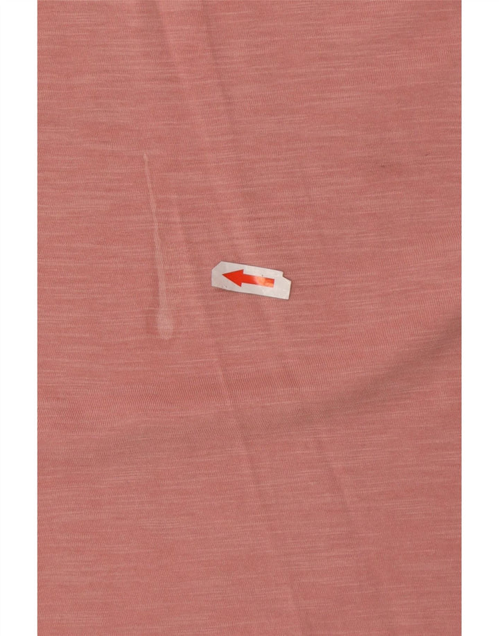 Levi's Womens T-Shirt Top UK 14 Medium Pink Flecked