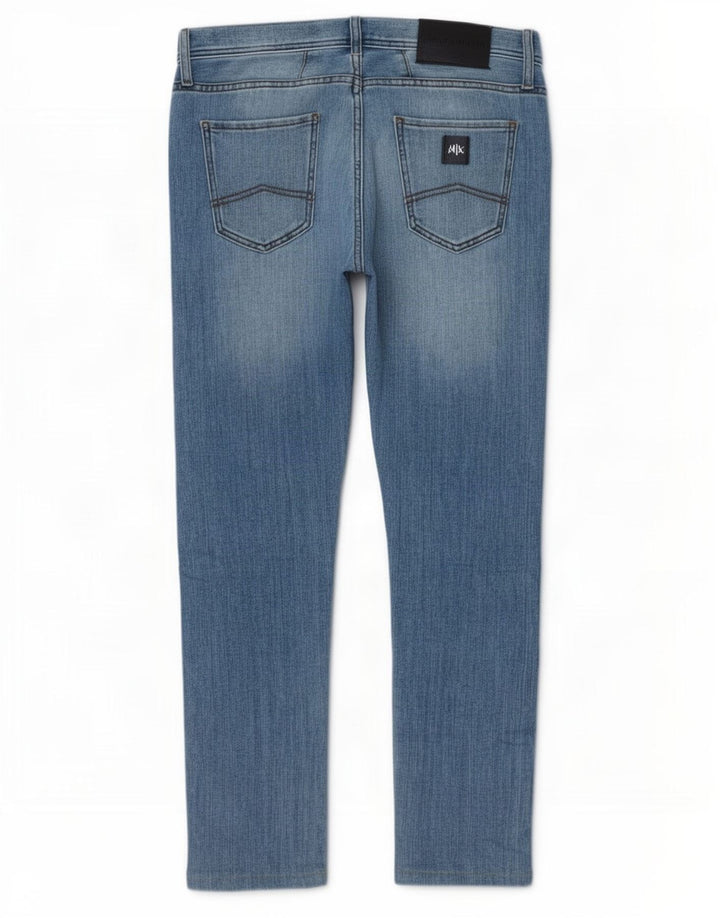 Armani Womens Slim Jeans W30 L29 Blue Cotton