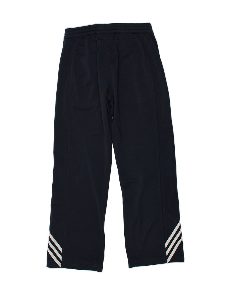 ADIDAS Womens Tracksuit Trousers UK 12 Medium  Navy Blue Polyester | Vintage Adidas | Thrift | Second-Hand Adidas | Used Clothing | Messina Hembry 