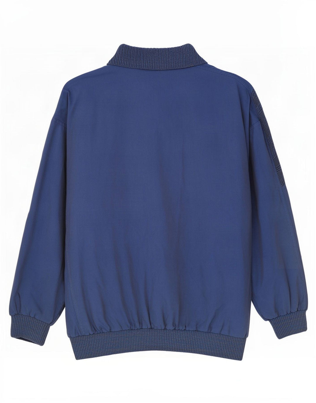 Tom Tailor Mens Polo Neck Sweatshirt Jumper Large Navy Blue Cotton