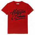 Tommy Hilfiger Mens Graphic T-Shirt Top Small Red Cotton