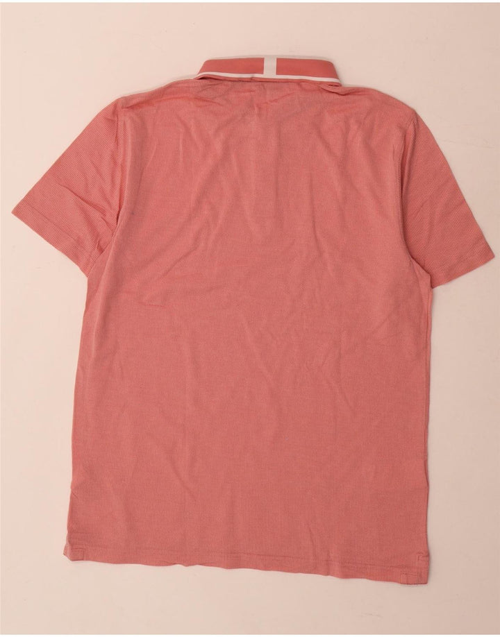 Ted Baker Mens Polo Shirt Size 2 Small Pink Cotton