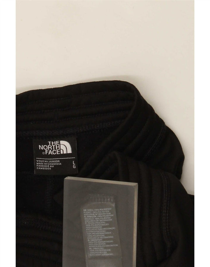 The North Face Boys Cargo Sport Shorts 11-12 Years Large Black Polyester