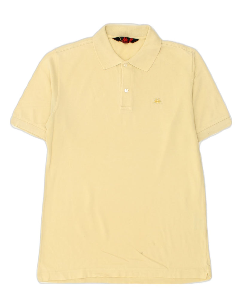 KAPPA Mens Polo Shirt Small Yellow Cotton | Vintage Kappa | Thrift | Second-Hand Kappa | Used Clothing | Messina Hembry 