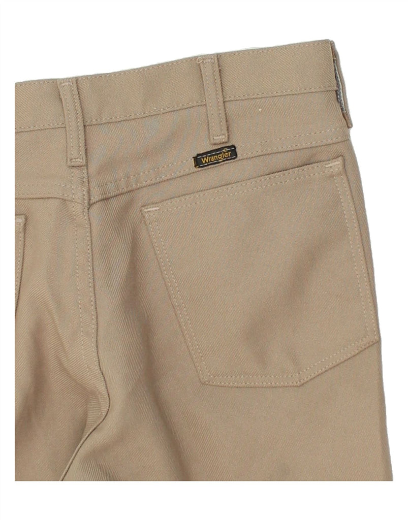 WRANGLER Womens Straight Casual Trousers W32 L29 Beige | Vintage Wrangler | Thrift | Second-Hand Wrangler | Used Clothing | Messina Hembry 