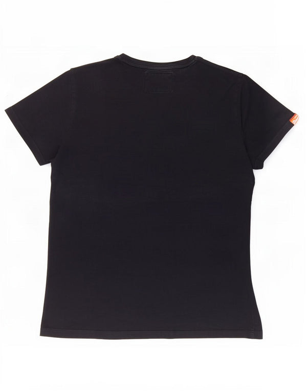 Superdry Mens T-Shirt Top XL Navy Blue Cotton
