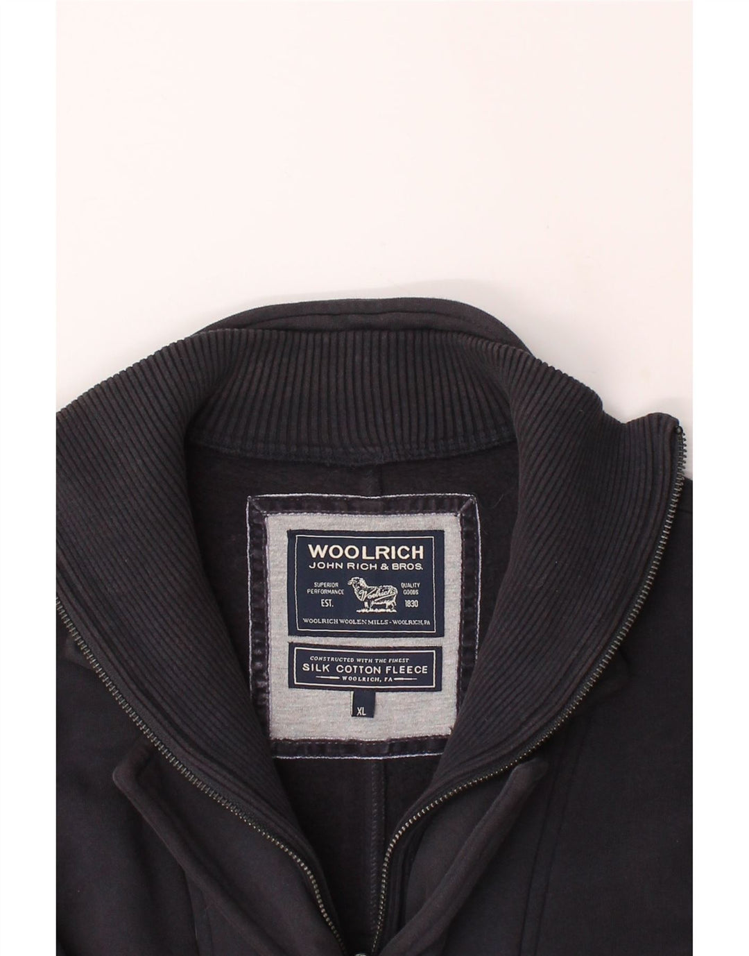 WOOLRICH Womens 3 Button Blazer Jacket UK 18 XL Navy Blue Cotton Vintage Woolrich and Second-Hand Woolrich from Messina Hembry 