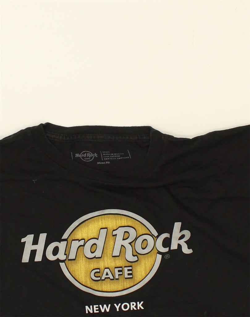 HARD ROCK CAFE Mens New York Graphic T-Shirt Top Small Black Cotton | Vintage Hard Rock Cafe | Thrift | Second-Hand Hard Rock Cafe | Used Clothing | Messina Hembry 