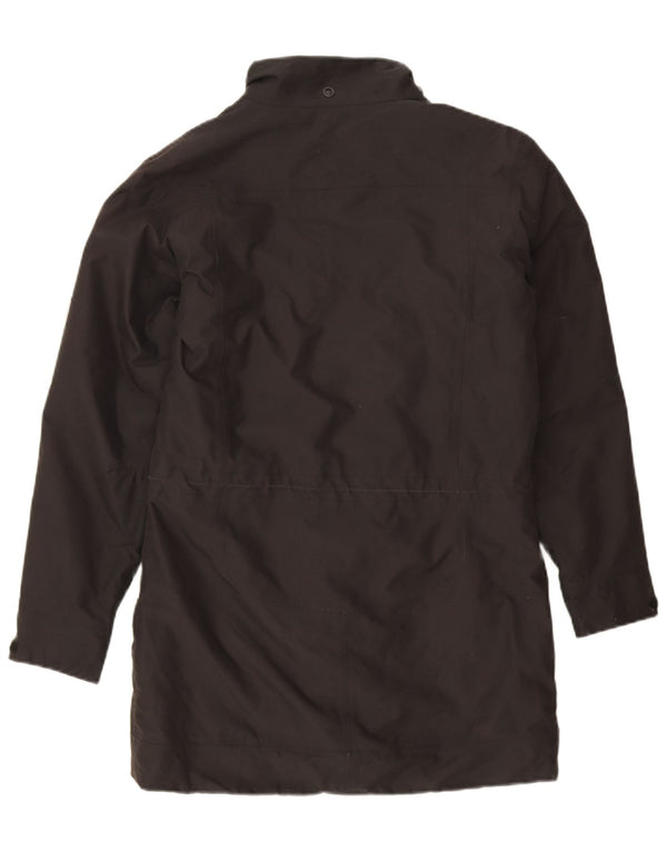 Jack Wolfskin Womens Windbreaker Coat UK 10 Small Black Polyester