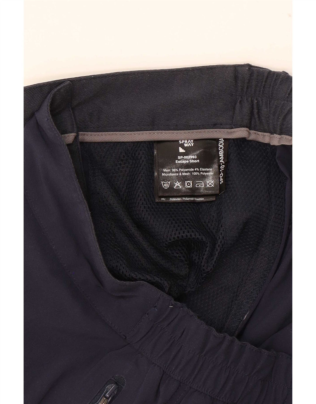 Sprayway Womens Cargo Shorts UK 12 Medium W32 Navy Blue Polyamide