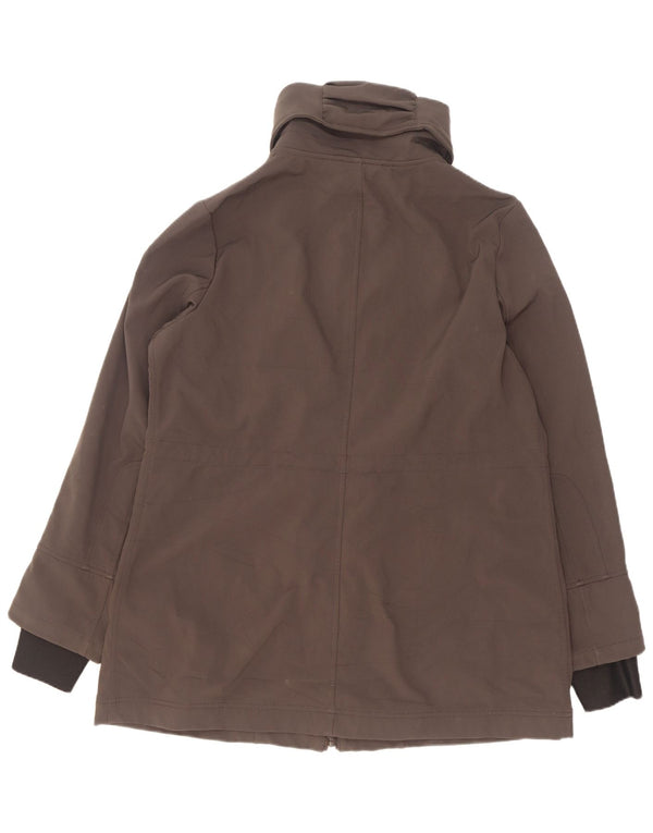 Nautica Womens Sherpa Windbreaker Coat UK 18 XL Grey Polyester