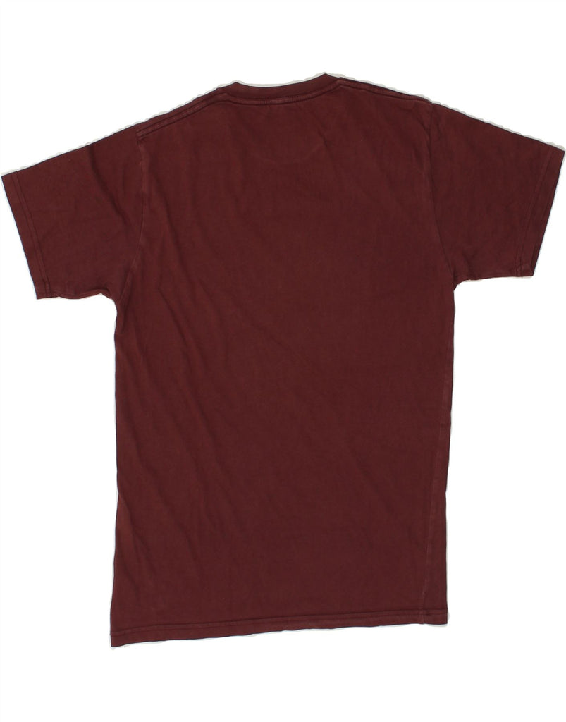 VANS Mens Classic Fit Graphic T-Shirt Top Small Burgundy Cotton | Vintage Vans | Thrift | Second-Hand Vans | Used Clothing | Messina Hembry 