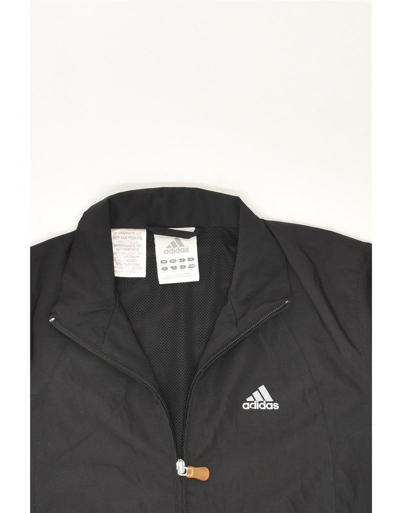 ADIDAS Boys Tracksuit Top Jacket 11-12 Years Black Polyester | Vintage Adidas | Thrift | Second-Hand Adidas | Used Clothing | Messina Hembry 