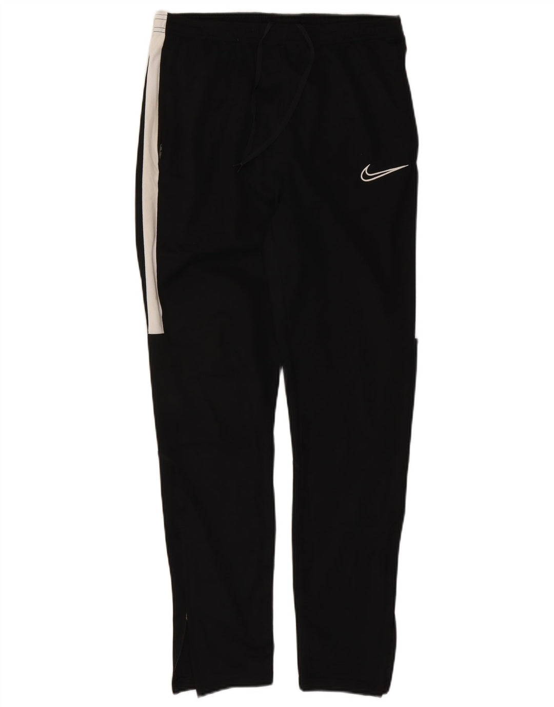 Nike Mens Dri Fit Tracksuit Trousers Medium  Black Colourblock Polyester