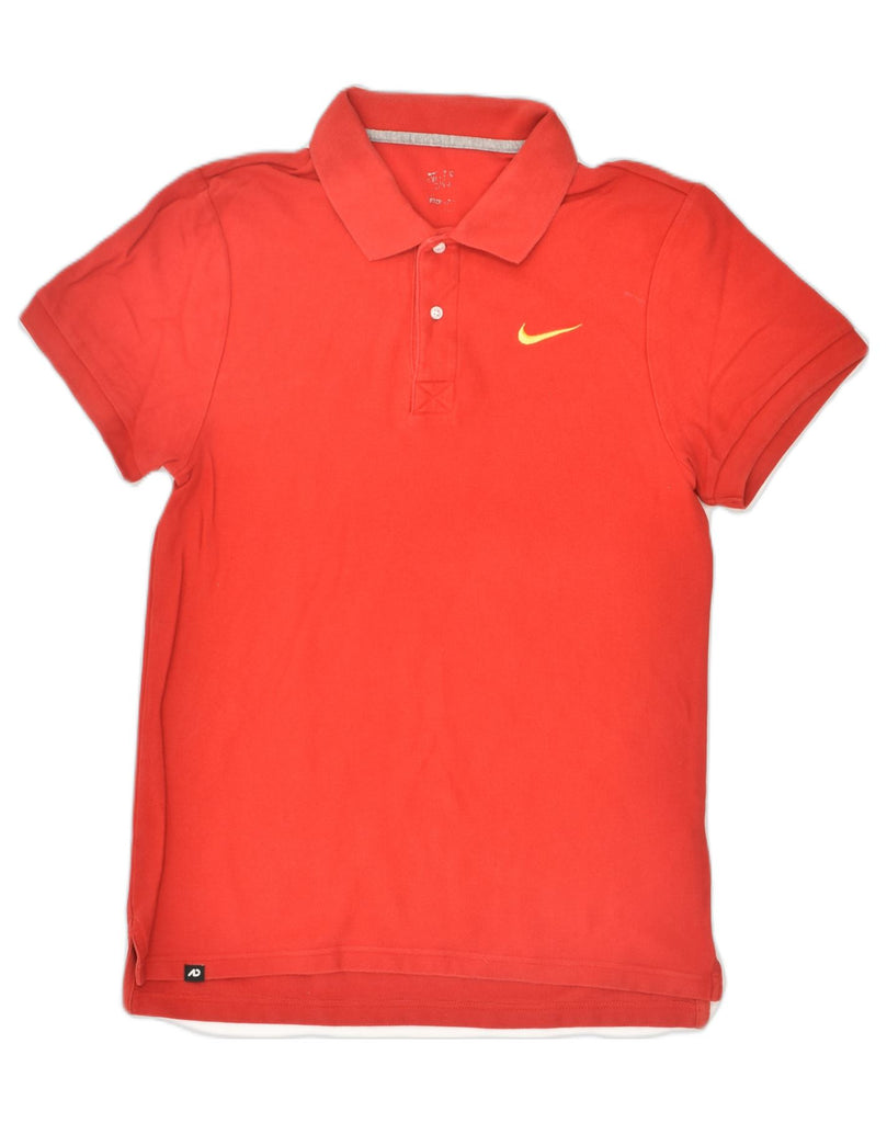 NIKE Mens The Athletic Dept. Polo Shirt Small Red Cotton | Vintage Nike | Thrift | Second-Hand Nike | Used Clothing | Messina Hembry 