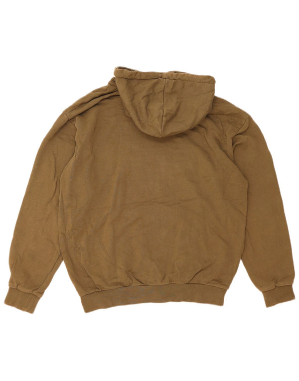 Zara Mens Hoodie Jumper Medium Khaki Cotton