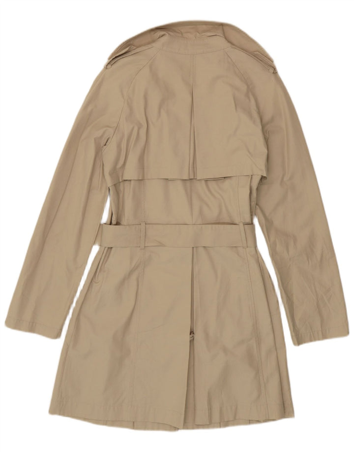 Sisley Womens Trench Coat UK 14 Medium Beige