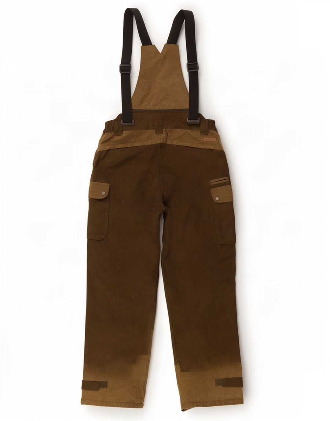 Percussion Mens Dungarees Cargo Trousers W34 L31 Khaki Colourblock