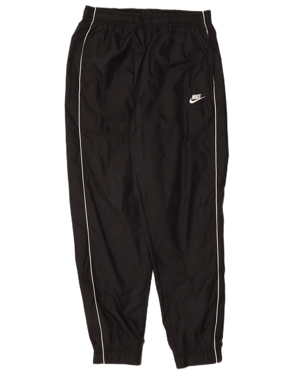 Nike Mens Tracksuit Trousers Joggers Large Black Nylon