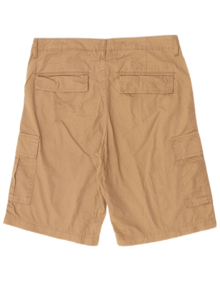 Jack & Jones Mens Cargo Shorts Medium W32  Beige Cotton