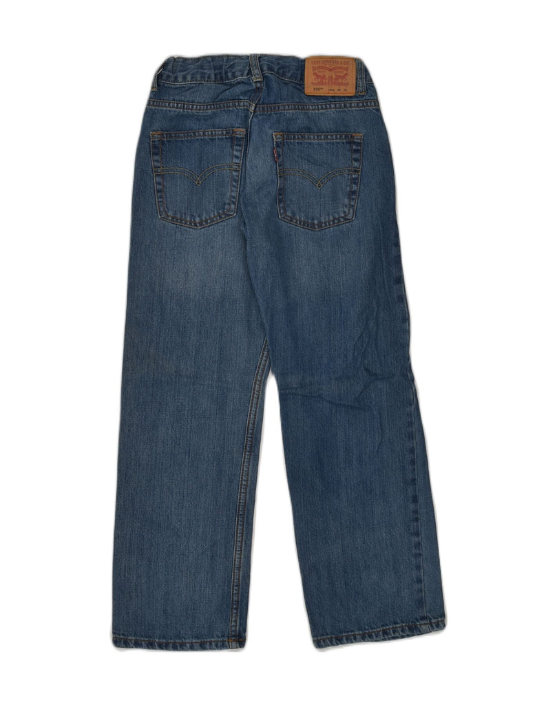 LEVI'S Boys 550 Relaxed Fit Straight Jeans 9-10 Years W25 L25 Blue Cotton | Vintage Levi's | Thrift | Second-Hand Levi's | Used Clothing | Messina Hembry 