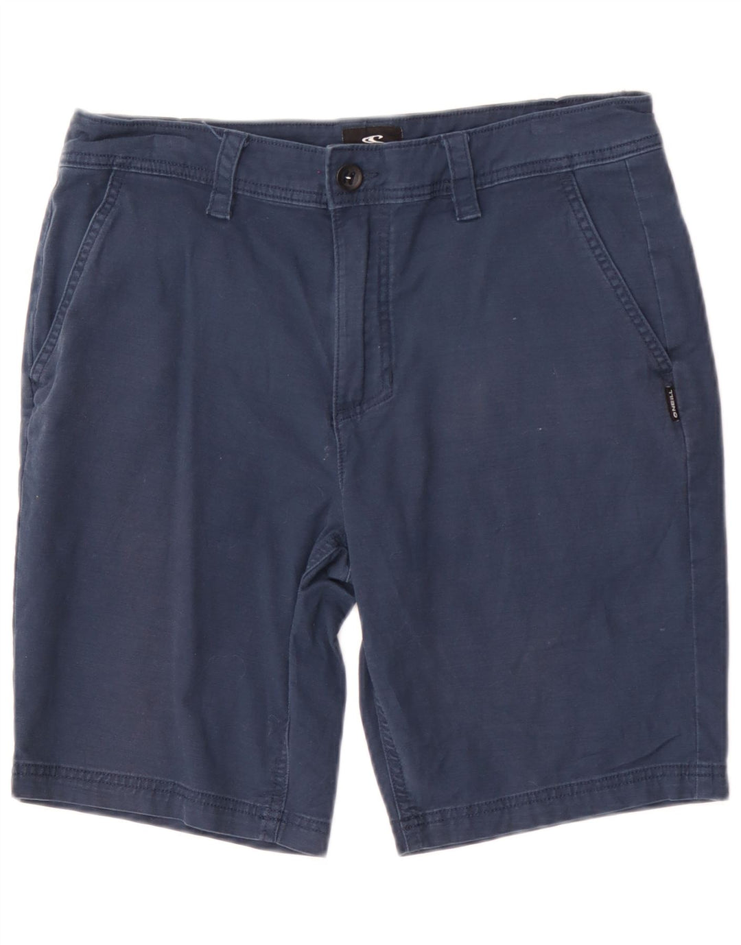 O'Neill Mens Chino Shorts W32 Medium Navy Blue Cotton