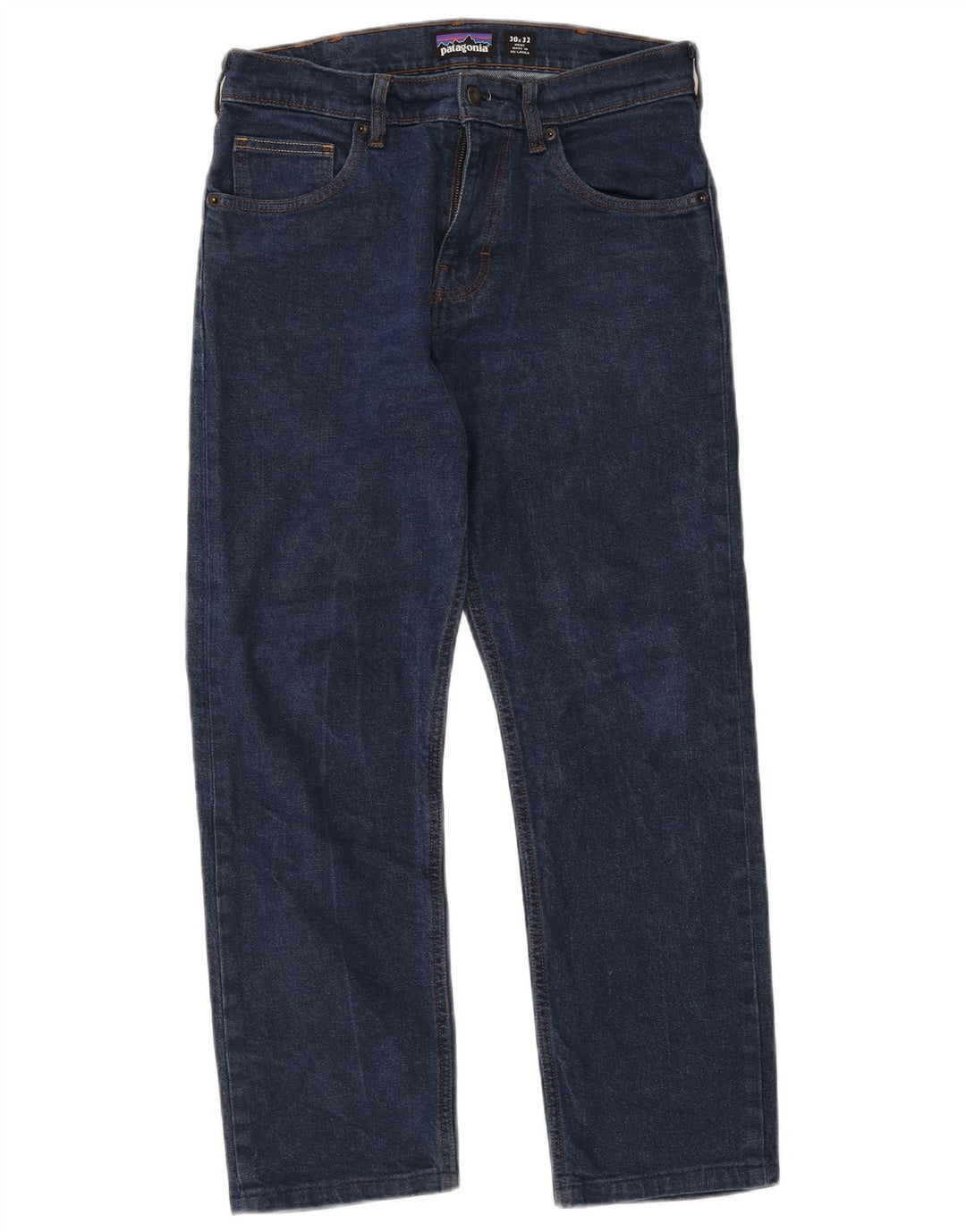 Patagonia Mens Straight Jeans W30 L27 Blue Cotton